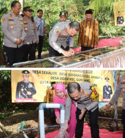 Polri Untuk Masyarakat : Polres Tulungagung Bangun 22 Sumur Bor Untuk Warga Antisipasi Krisis Air Bersih