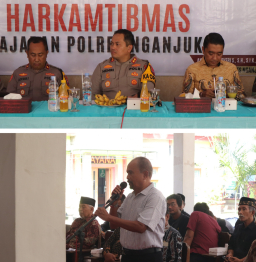 Silaturahmi Kamtibmas, Kapolres Nganjuk Gandeng Forkopimcam Bahas Kerawanan Wilayah