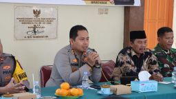 Kapolres Nganjuk Dorong Forkopimcam untuk ikut antisipasi Kerawanan Wilayah