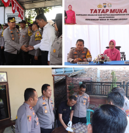 Kunjungan Kapolres Nganjuk ke Polsek Loceret: "Tegaskan Profesionalisme dan Tes Urin Dadakan"