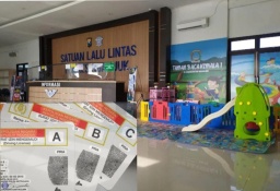 Awakmedia Laporkan Maraknya Calo di Satpas Polres Nganjuk ke Propam Polda Jatim. 