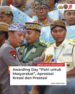 Hari Bhayangkara ke-79 tahun 2025, Polri menyelenggarakan Awarding Day bertema “Polri untuk Masyarakat”