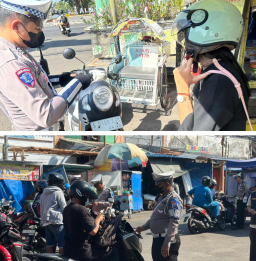 Hari ke -10 Operasi Patuh Semeru 2025 Polres Tuban Berikan Sangsi Tilang dan Teguran Untuk Edukasi Tertib Lalin