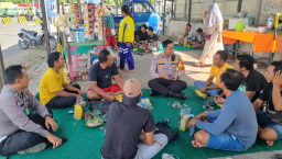 Ngopi Bareng Sopir, Bersosialisasi Operasi Patuh Semeru dan ODOL di Banyuwangi