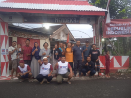 Antusias nya Warga RT 05 RW 10 Borobugis Pakis Malang Jawa Timur