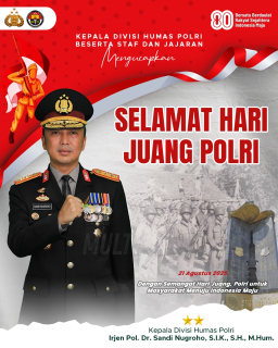Kepala Divisi Humas Polri: Selamat HUT Juang Polri 2025