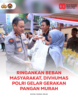 Divisi Humas Polri melalui Koperasi Humas Bekerja Sama dengan Bulog