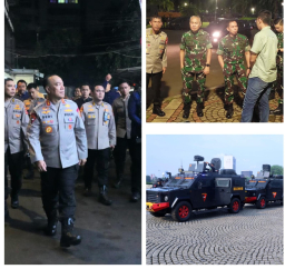 Patroli Skala Besar TNI-Polri untuk Jamin Rasa Aman dan Tertibkan Situasi
