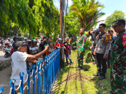 Polres Kediri Kota dan Kodim 0809 Gelar Patroli Gabungan Pastikan Kondusifitas Pascaaksi Demo