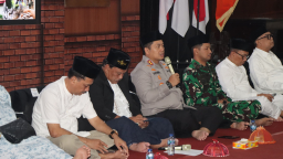 Doa Bersama Lintas Agama, Forkopimda dan Warga Satukan Tekad Jaga Nganjuk