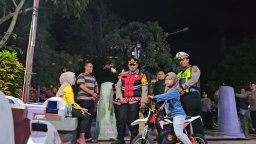 Personel Gabungan Polres Probolinggo Gelar Patroli Skala Besar Pastikan Situasi Aman dan Kondusif