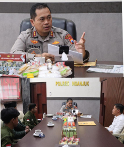 Kapolres Nganjuk Apresiasi BEM UPDN Pilih Jalan Dialog Sampaikan Aspirasi