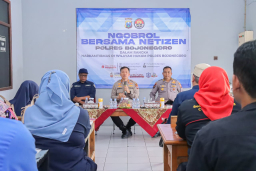 Literasi Digital Polres Bojonegoro Gandeng Warganet Jaga Kamtibmas