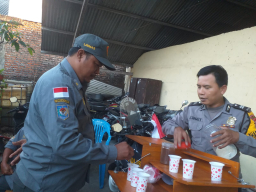 Dengan Kopling Polisi Ajak Warga Jaga Kamtibmas di Sidoarjo