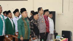 Pelantikan BEM PTNU se-Jatim, Kapolres Nganjuk Harapkan Peran Mahasiswa Jaga Kebangsaan