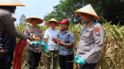 Dukung Swasembada Pangan Nasional Polresta Malang Kota Targetkan Lahan 26,35 Hektar untuk Kuartal IV
