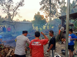 Respons Cepat 110, Polres Malang Tangani Bencana di Kepanjen,  