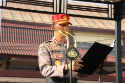 Tupdasbhara Angkatan Diktukba Polri SPN Polda Jatim 2025 Sandang Nama Satria Yana Anucasana