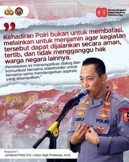 Polri Gelar Dialog Publik Bersama Masyarakat Sipil dan Lembaga