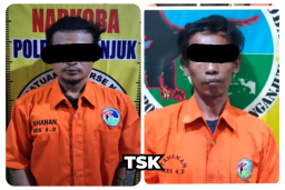 Polisi Gerak Cepat Tangkap Dua Pengedar Sabu sabu,  Beda Lokasi Kertosono dan Tanjunganom