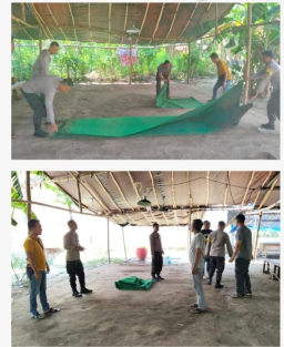 Polsek Bagor Bersama Resmob Polres Nganjuk Tindak Lanjuti Aduan Warga Soal Dugaan Perjudian Sabung Ayam