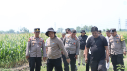 Polres Nganjuk Dorong Ketahanan Pangan Lewat Program “Desa Tangguh Pangan”