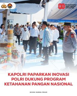 Polri Dukung Ketahanan Pangan Nasional