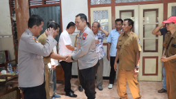 Kapolres Jalin Silaturahmi dengan Kades se-Kecamatan Prambon untuk Perkuat Harkamtibmas dan Program “Desa Tangguh Pangan