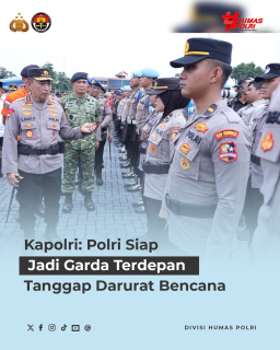 Apel Kesiapan Tanggap Darurat Bencana di Lapangan Mako Brimob Polri, Kelapa Dua, Depok, Jawa Barat