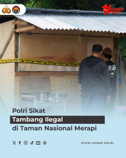 Melalui Bareskrim Polri Melaksanakan Penindakan Hukum Terhadap Aktivitas Penambangan Pasir Ilegal