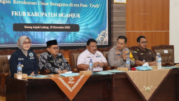 Kapolres Nganjuk Hadiri FGD FKUB: "Tantangan Kerukunan Umat Beragama di Era Post Truth"