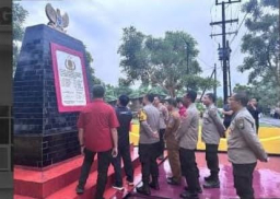 Pusjarah Polri Inventarisasi Monumen Ngadiboyo, "Tegaskan Pelestarian Sejarah Pengabdian Polri di Nganjuk"