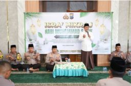 Peringatan Isra’ Mi’raj, Polres Kediri Ajak Personel Seimbangkan Iman dan Tugas