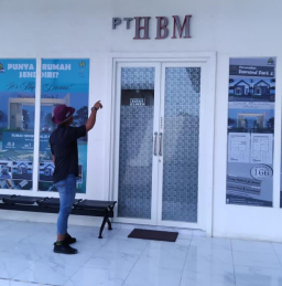 Bangunan Tanpa Ijin di Lahan Sawah Dilindungi Milik Oknum PT HBM. Hasil Bumi Martajasah Harus Ditindak