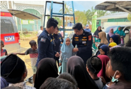 Tim Medis Polri Jangkau Korban Banjir Aceh Tamiang, Pulihkan Kesehatan dan Semangat Warga