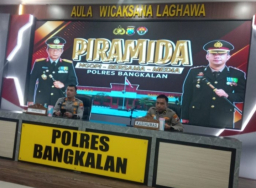 Kapolres Bangkalan AKBP Wibowo Adakan Giat Piramida Bersama Insan Pers di Polres Bangkalan