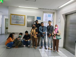 Solidaritas Lintas Komunitas, Jurnalis Jawa Timur Jenguk Bayu Pangarso di RSUD Dr Soetomo