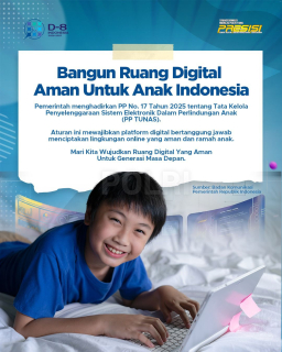 Sebagai Bentuk Komitmen Pemerintah Dalam Menjaga Anak Kita di Ruang Digital