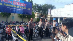 Operasi Balap Liar di Pamekasan: 582 Motor Disita, 150 Unit Masih Tertahan di Mapolres