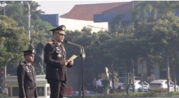 Gelar Upacara Hari Lahir Pancasila, Wakapolda Jatim : Pancasila Kunci Persatuan Bangsa di Tengah Ancaman Global