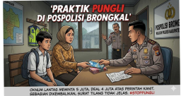 Diduga Oknum Polisi Lantas Polres Blitar Meminta Uang Damai Jutaan Rupiah, Kepada Seorang ibu ibu Pengendara Roda Empat.