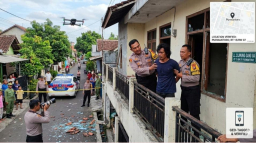 Respon Cepat Layanan 110 Polresta Malang Kota, Anggota Amankan Pria Lempar Kaca dan Genteng ke Jalan