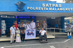 Polresta Malang Berikan Layanan Prioritaskan Pembuatan SIM Difabel Driver Ojol, Wujudkan Keselamatan Berlalu Lintas