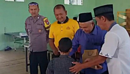Wakapolsek Lowokwaru Santuni 25 Anak Yatim di Tunjungsekar, Wujud Nyata “Polri untuk Masyarakat”