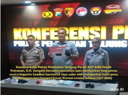 Polres Tanjung Perak Ungkap Peredaran Sabu Modus Sistem Ranjau, Kurir Residivis Ditangkap