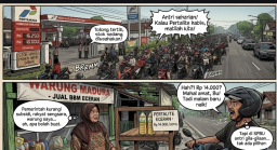 Panic Buying: Kekhawatiran Warga akan Kehabisan Stok atau Potensi Kenaikan Harga Membuat Antrean di Setiap SPBU Pamkasan