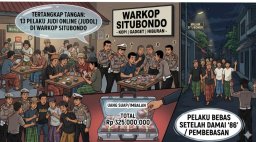 Isu "Delapan Enam" di Situbondo: Oknum Polisi Diduga Lepaskan Pelaku Judol dengan Imbalan Rp325 Juta