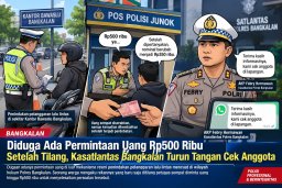 Diduga Ada Permintaan Uang Rp500 Ribu Setelah Tilang, Kasatlantas Bangkalan Turun Tangan Cek Anggota