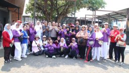 Polresta Malang Kota Gelar Sarapan dan Cek Kesehatan Gratis, Sapa Lansia Warga Kelurahan Balearjosari