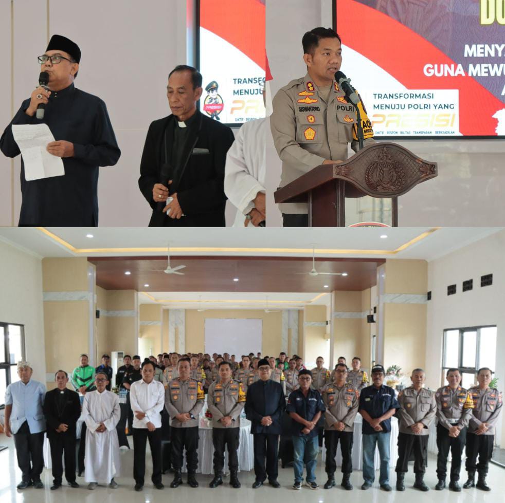 Polres Nganjuk Gelar Doa Bersama Lintas Agama Sambut Tahun Baru 2025
